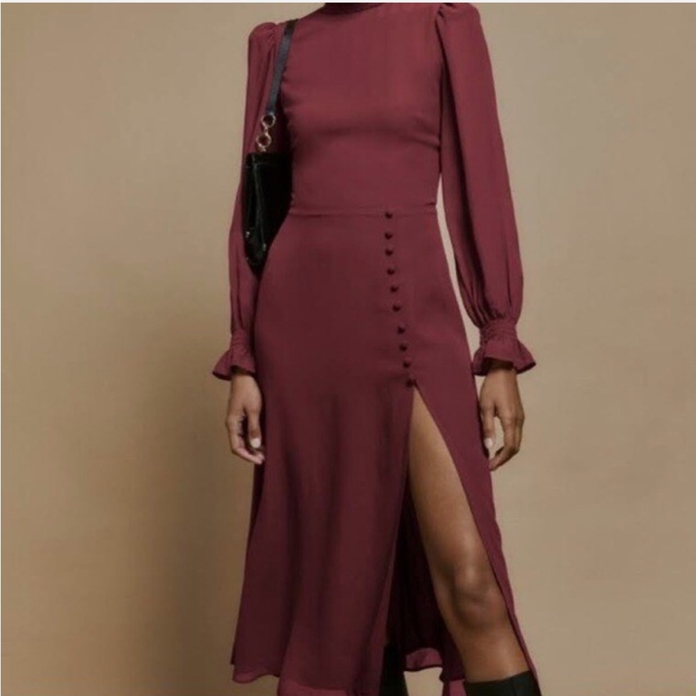 Reformation Stevi Midi Dress Size 10